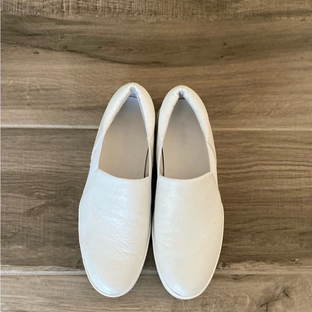 Vince 8 Warren leather platform sneakers
